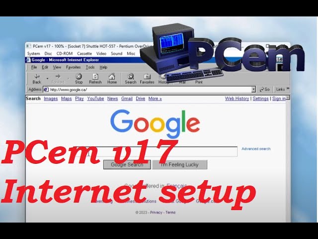 PCem v17 VM Internet setup