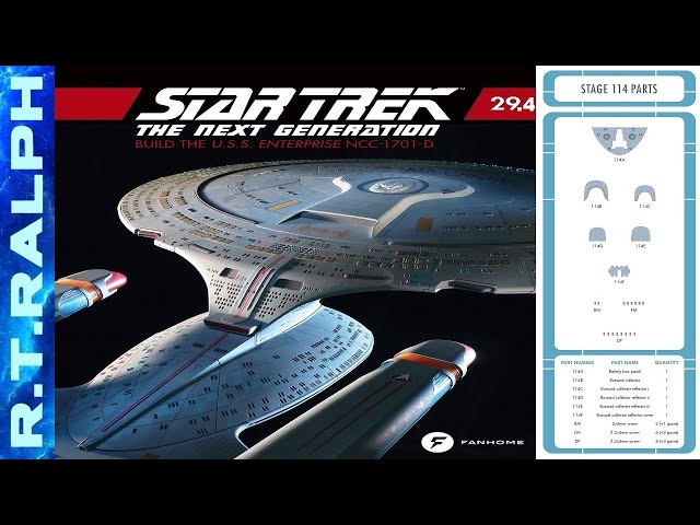 Star Trek: Build The Enterprise D. Stage 29.4 Assembly. By Fanhome/Eaglemoss/Hero Collector.
