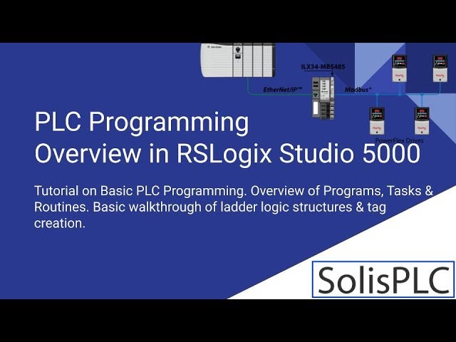 PLC Programming Tutorial | Allen Bradley Training in RSLogix 5000 Ladder Logic Basics for Beginners