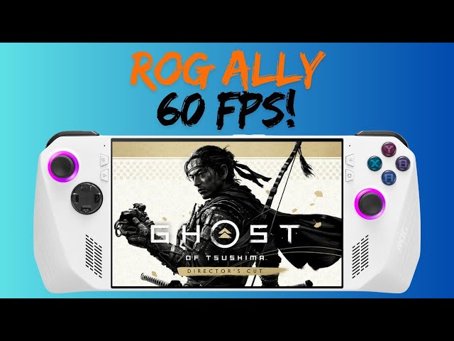 Ghost of Tsushima - ROG Ally Gameplay - 60 FPS dank AFMF