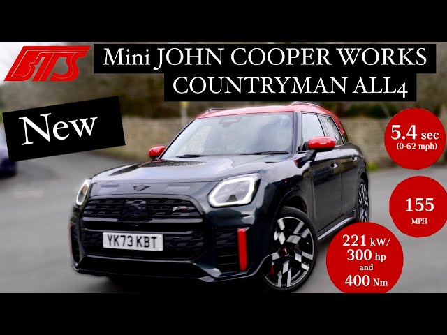 'NEW' MINI JOHN COOPER WORKS COUNTRYMAN ALL4 - Driving Review, Interior & Extrerior | 4K