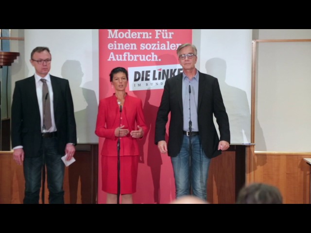 Sahra Wagenknecht / Dietmar Bartsch: DIE LINKE will den Politikwechsel