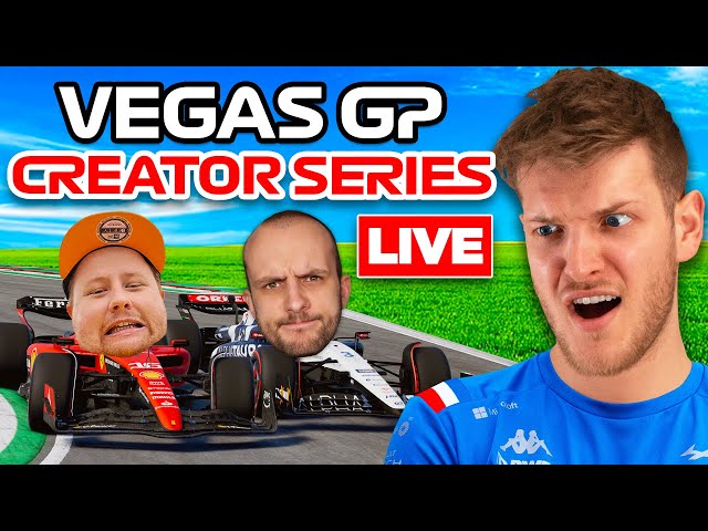 100% Las Vegas Grand Prix F1 23 Online Creator Series Round 7 | LIVE