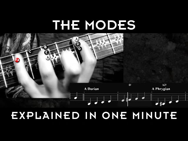 The Modes Explained In One Minute | Guitar Lesson