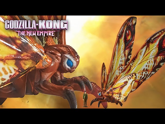 Godzilla X Kong: The New Empire Mothra Figure REVEALED!!! (Playmates Toys)