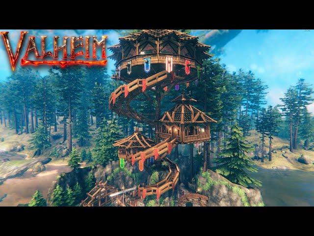 Valheim - The Unbreakable Tree House Outpost