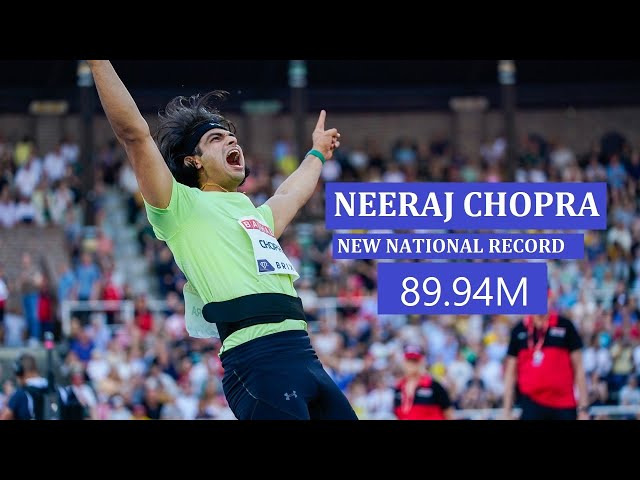 Neeraj Chopra set new South Asian Record at Diamond League