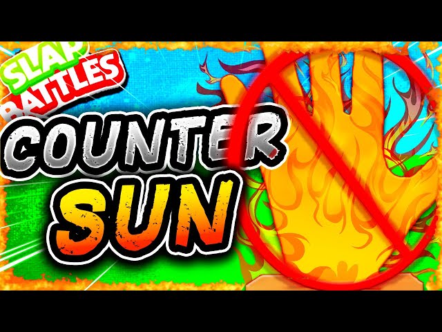 HOW to COUNTER the SUN Glove🌞- Slap Battles Roblox