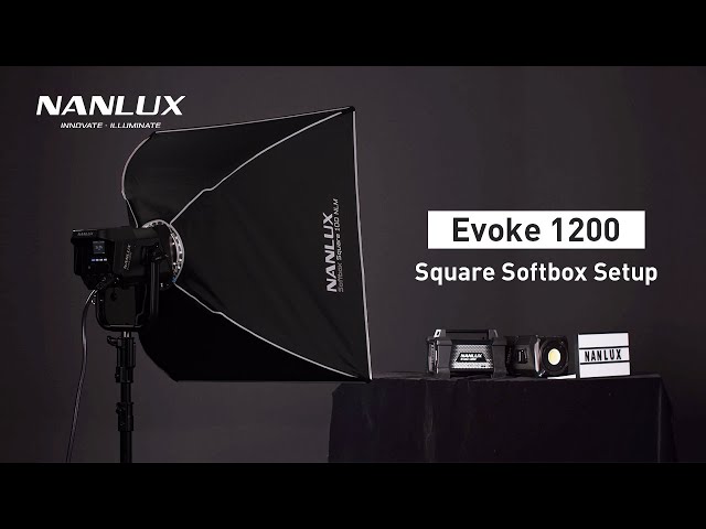 Evoke 1200 Square Softbox Setup