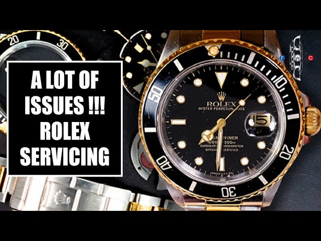 A Rolex with Nasty Surprises !!! Servicing a Rolex Submariner 16803 Cal 3035