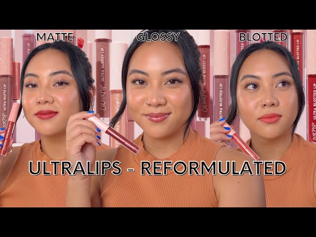 REFORMULATED COLOURPOP ULTRALIPS | MATTE, BLOTTED AND GLOSSY SWATCHES