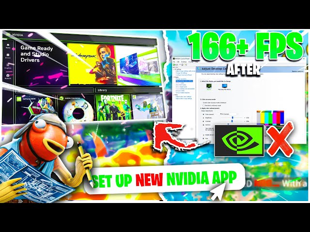 🔥New Nvidia App For Windows ! Best NVIDIA Settings For Gaming ✅- 2024