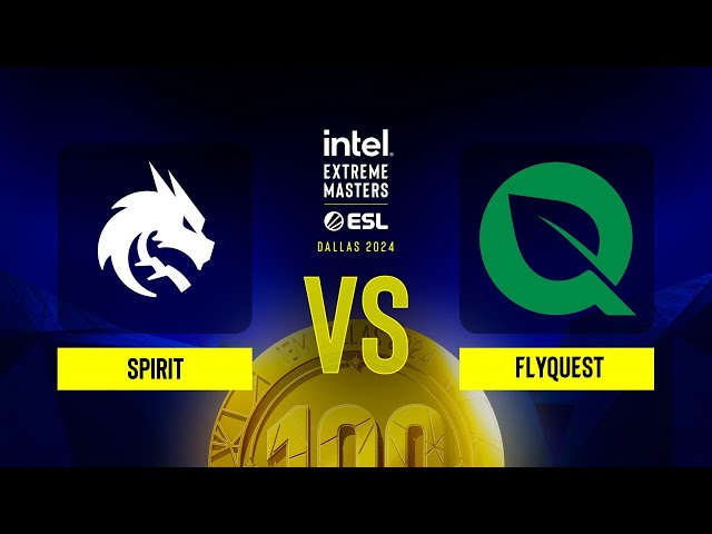 Spirit vs. FlyQuest - IEM Dallas 2024 - Group B