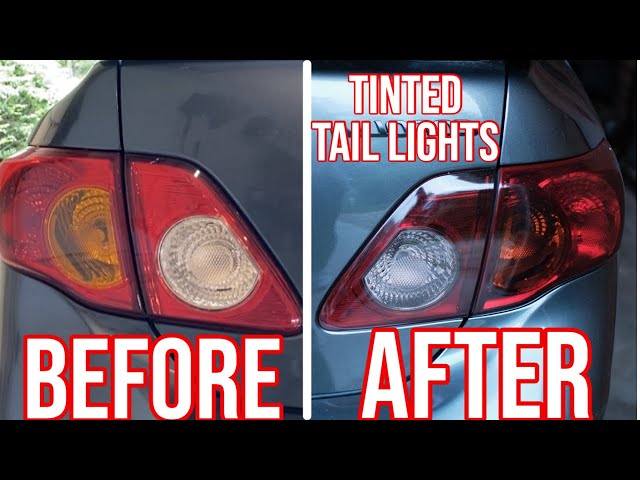HOW TO PROPERLY VHT TINT YOUR TAIL LIGHTS