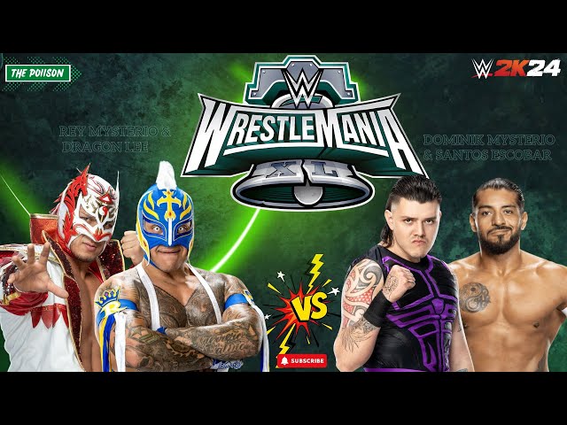 Rey Mysterio & Dragon Lee vs. Dominik Mysterio & Santos Escobar Tag Team Match
