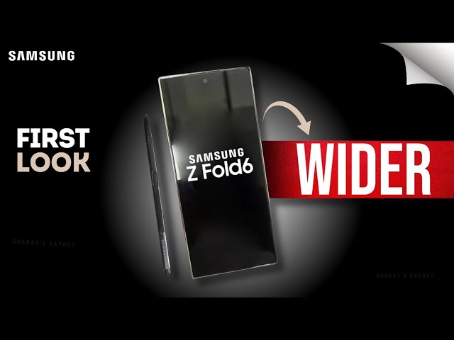Samsung Galaxy Z Fold 6 LIVE HANDS ON - FIRST LOOK!