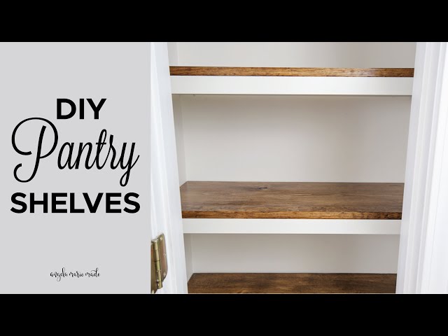 DIY Pantry Shelves