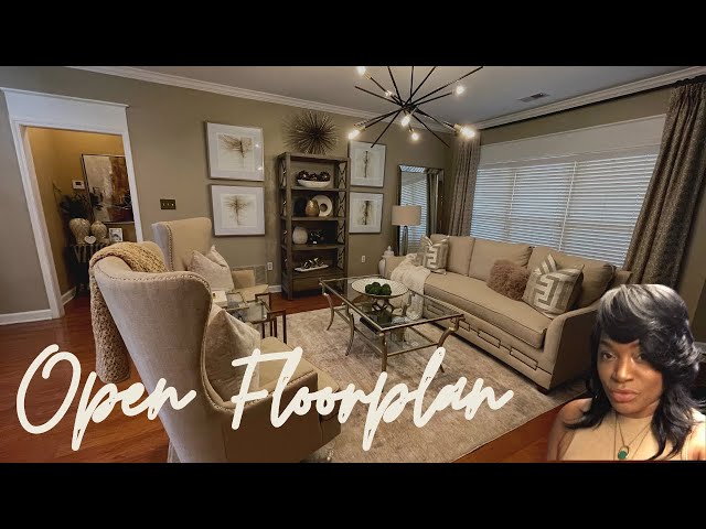 Decorate with me Living Room | Open living space separated |