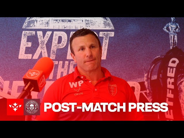 POST-MATCH PRESS: Willie Peters reacts to Challenge Cup Semi Final defeat