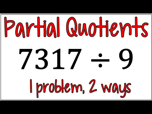 How to Divide Using Partial Quotients | 4th Grade Math Help
