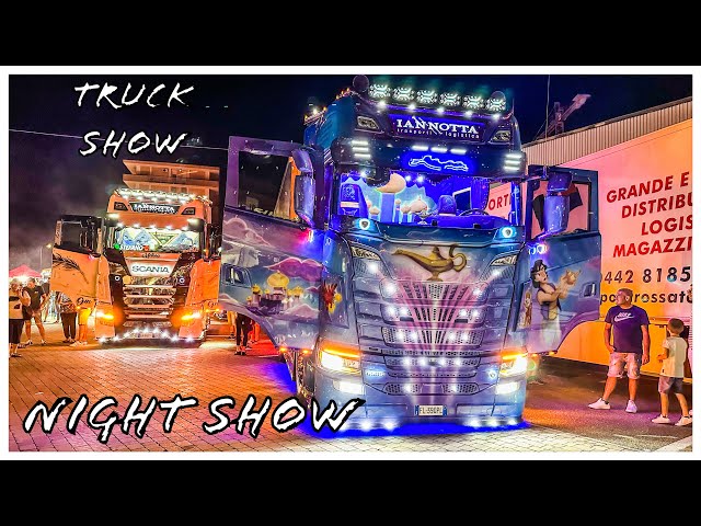 Truck Show -Truck Look 2023 - Truck in the city - aftermovie - Night Show Moglia Italy