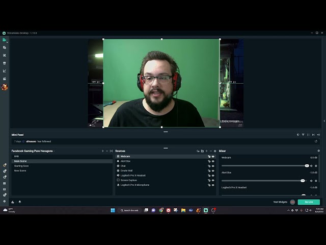 How to set up a webcam and greenscreen in Streamlabs OBS (Chromekey)