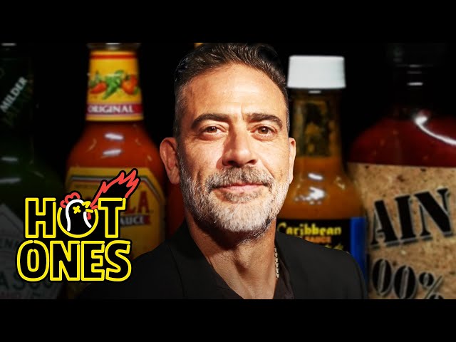 Jeffrey Dean Morgan Can’t Feel His Face While Eating Spicy Wings | Hot Ones