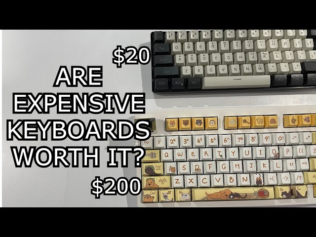 Are Expensive Keyboards worth it?