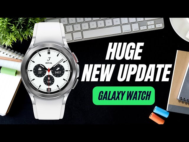 HUGE NEW UPDATE received on this Samsung Galaxy Watch!