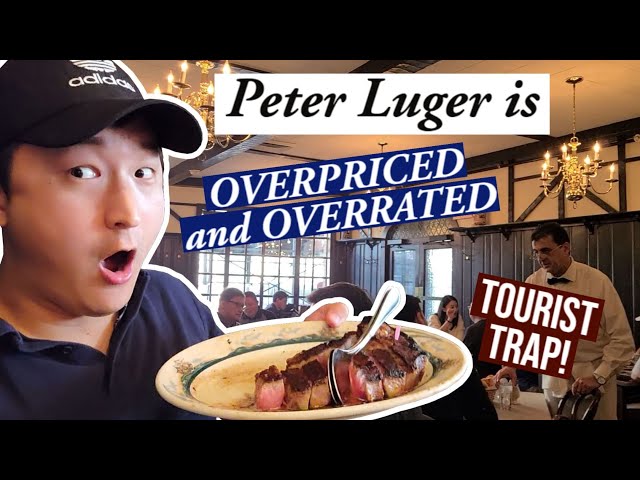 UNDERCOVER at NYC's PETER LUGER! Overrated and OVERPRICED