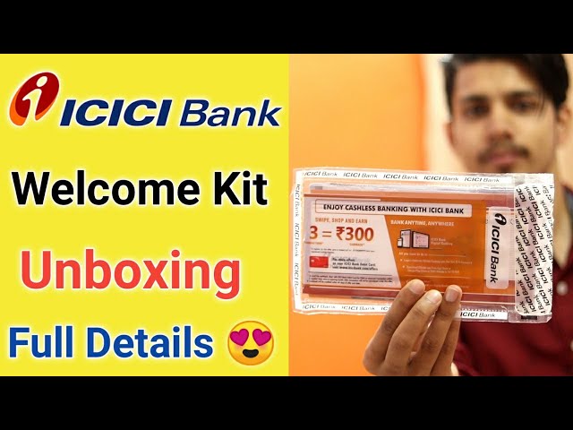 Icici Bank Welcome Kit Unboxing ¦ Icici Bank Welcome Kit ¦Icici Bank Saving Account¦Icici debit card
