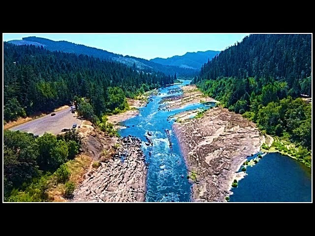 Umpqua River, Oregon (Drone Movie)
