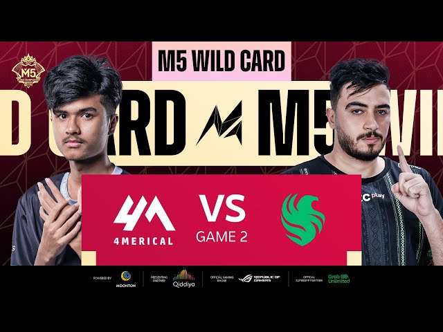 [ID] M5 Wild Card Hari 1 | 4MERICAL ESPORTS VS TEAM FALCONS | GAME 2