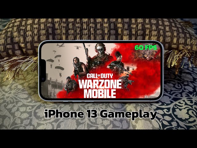 COD Warzone Mobile( High Graphics 60 FPS) iPhone 13