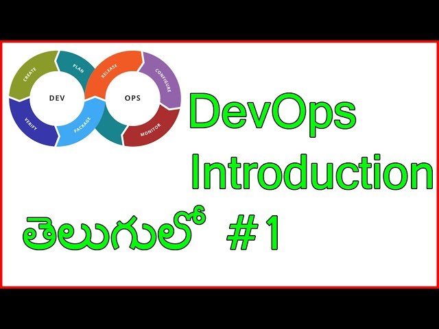 DevOps Introducion In Telugu DevOps Tutorials In Telugu