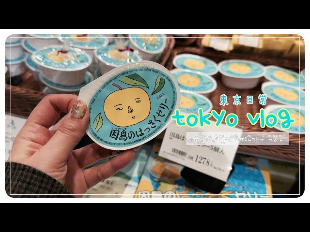 Tokyo vlog |🤚🏻office worker * Dobby is on a business trip * Buying groceries & eating home-cooked.