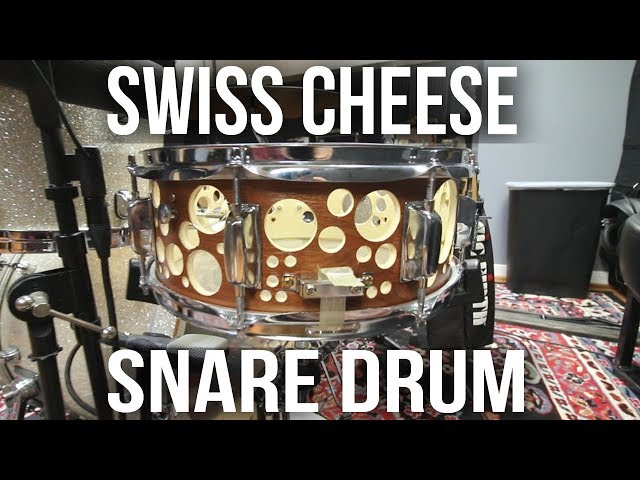 Swiss Cheese Snare Drum + Playing on the Inside of a Drum?!