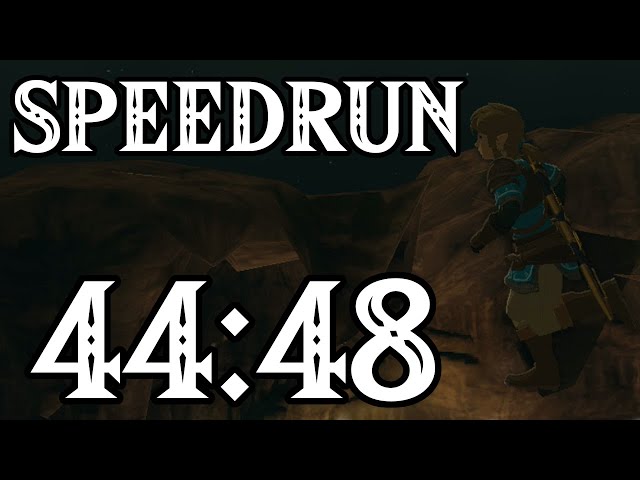 Tears of the Kingdom Any% v1.0 Speedrun in 44:48
