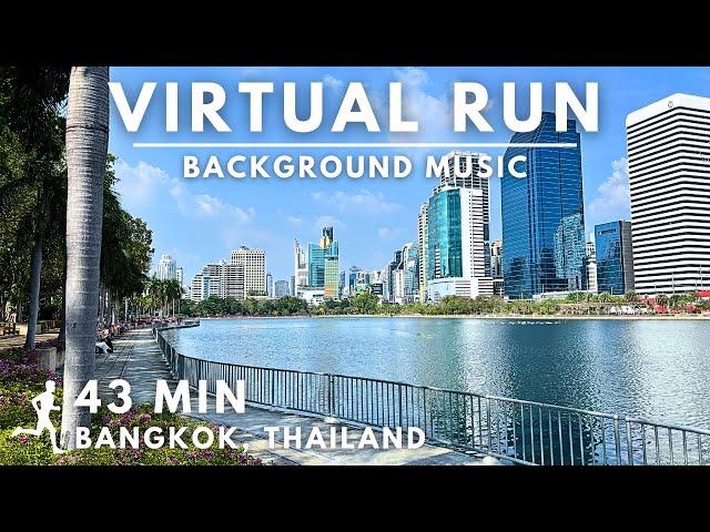 Bangkok #Thailand - Virtual Running Video For Treadmill With Music #virtualrunningtv #virtualrun