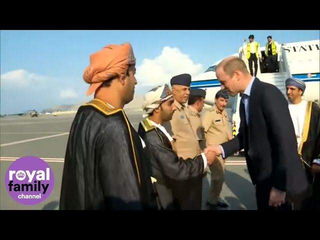 Duke of Cambridge Lands in Oman as part of Royal Tour