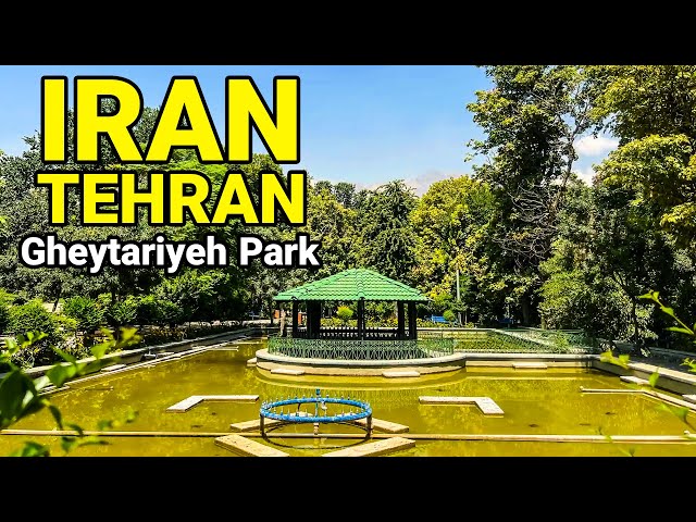 Tehran 2022 🇮🇷 - Walking In Qeytariyeh Park - IRAN / پارک قیطریه تهران