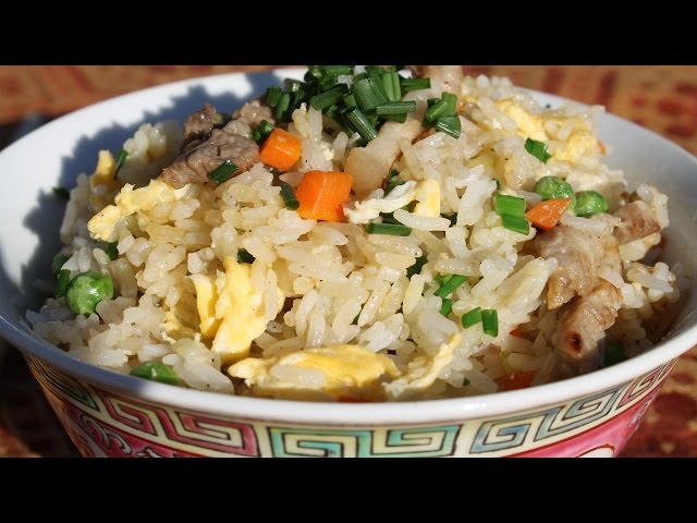 Cantonese Stir Fried Rice 炒飯 Chao Fan - Morgane Recipes