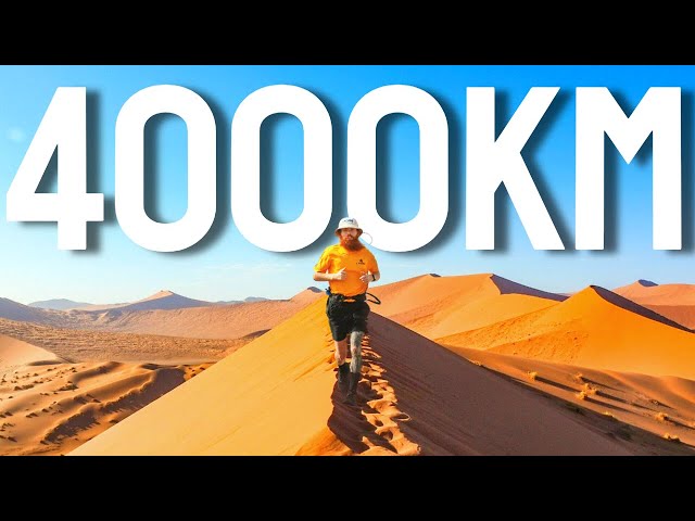 I finally started running across the SAHARA DESERT