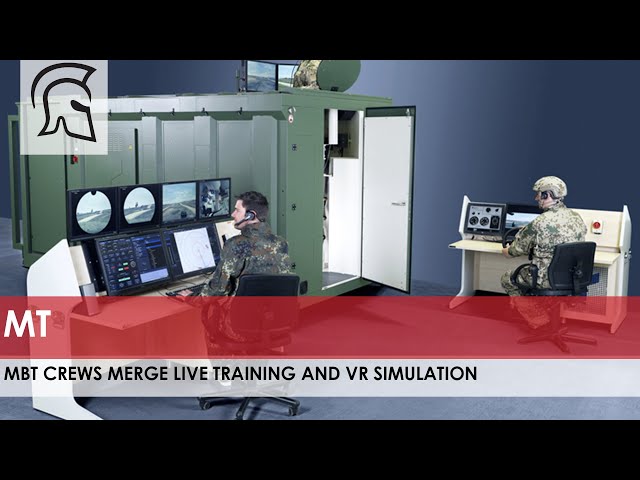 MBT crews merge live training and VR simulation