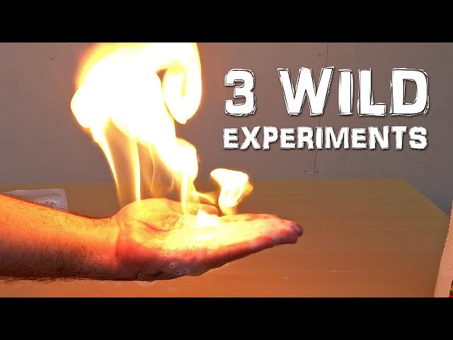 3 Science Experiments! DON'T TRY All of them at Home.