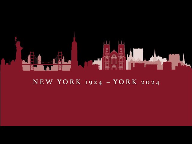 Celebrating 100 years of Friendship between New York and York