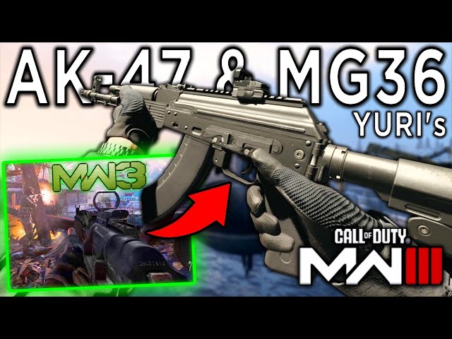 Yuri's AK-47 & MG36 from MW3 OG Persona Non Grata Mission - Modern Warfare 3 Multiplayer Gameplay