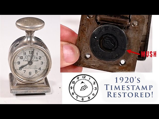 Timestamp from the 1920's gets new life - restored and given a fancy display stand in the 2020's