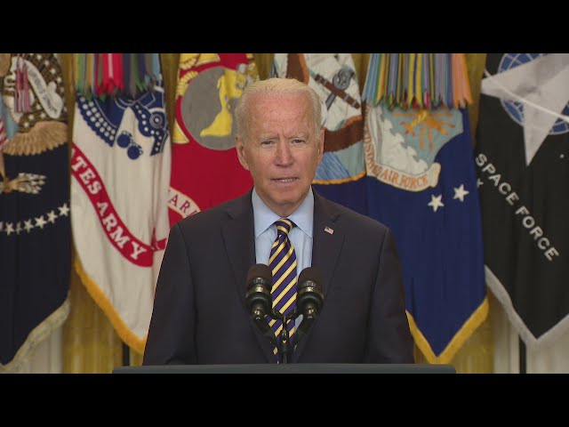 Pres. Biden says objective achieved in Afghanistan