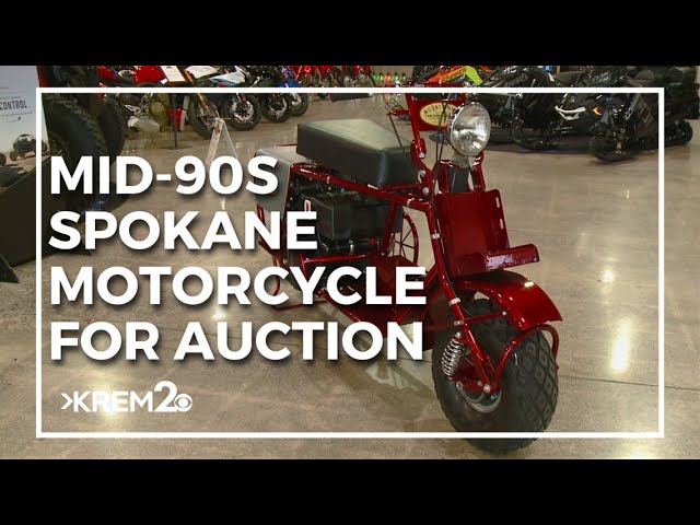 Vintage motorcycle up for auction in April